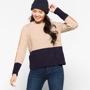 Zora Ribbed Long Sleeve Pullover EUC